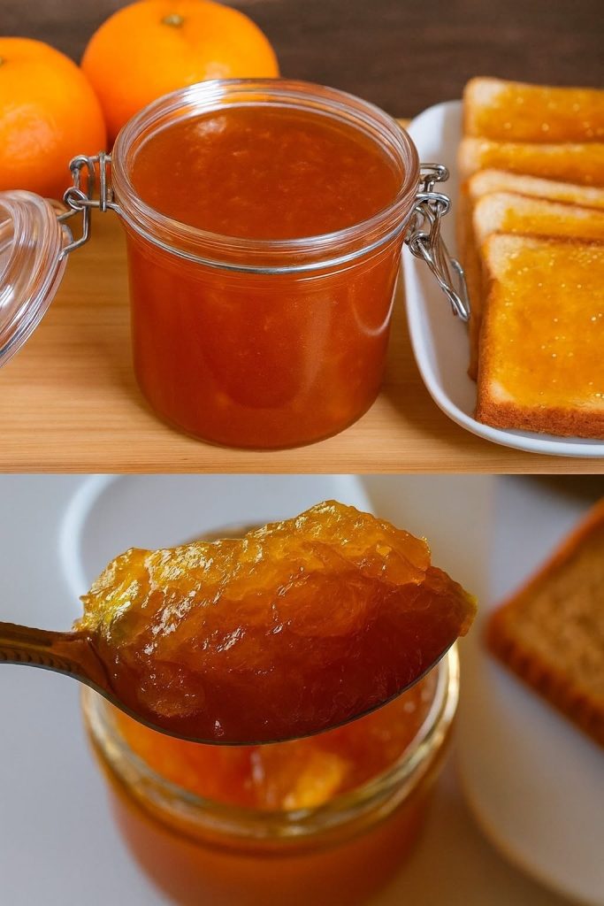 Zuckerfreie Apfel-Orangen-Marmelade: in nur 10 Minuten fertig.